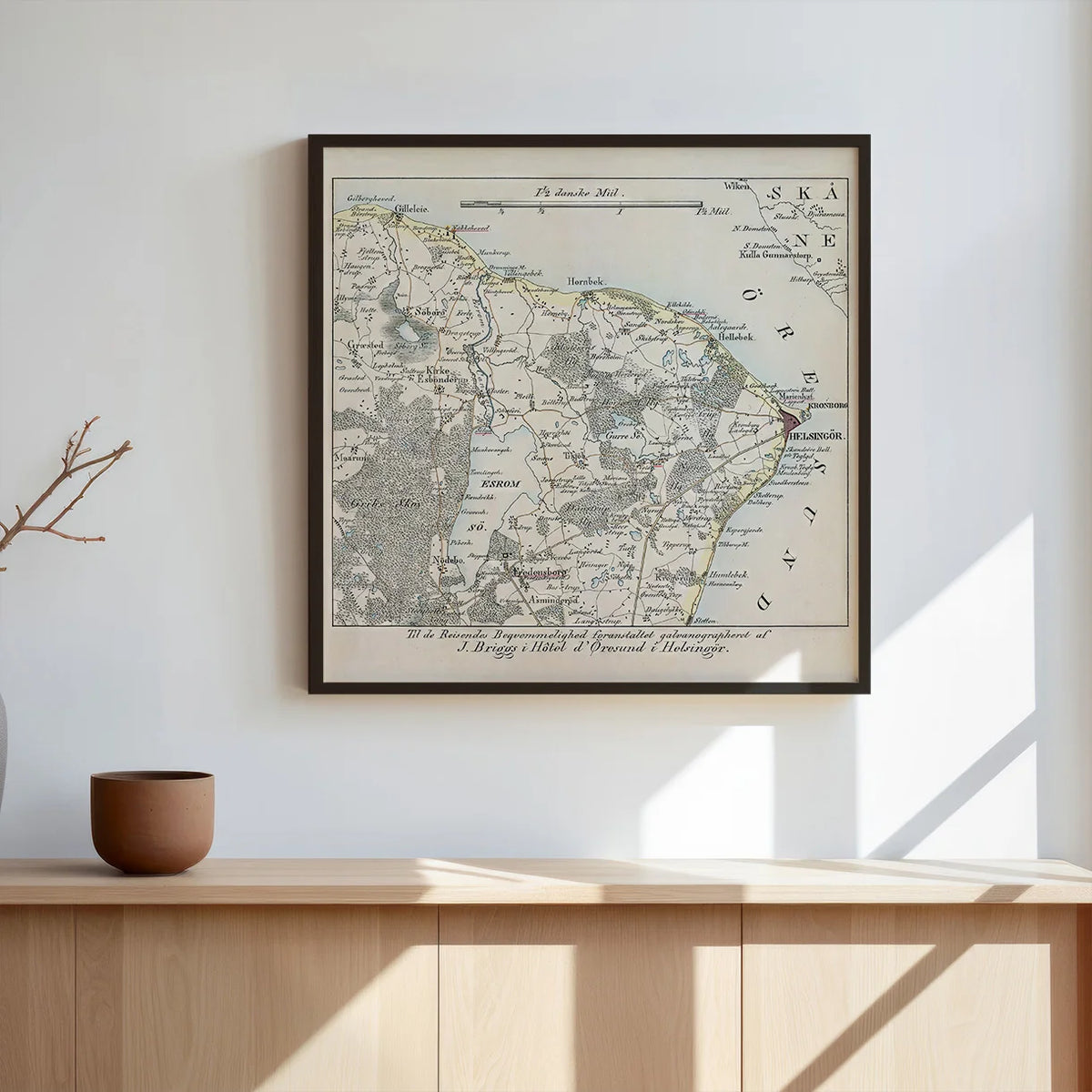 Det nordøstlige Sjælland 1845 - Gribskov & Helsingør – billede 3