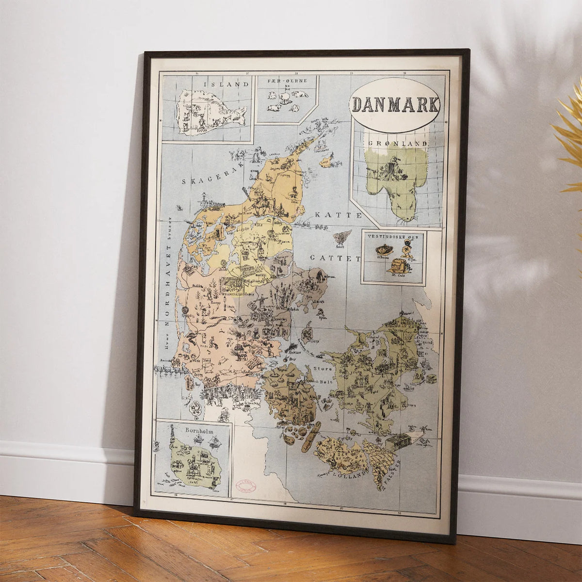 Danmark med Kolonier 1884 – billede 2