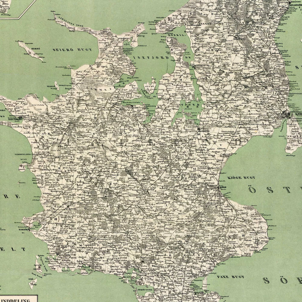 Sjælland 1881 - Administrativt Kort – billede 4
