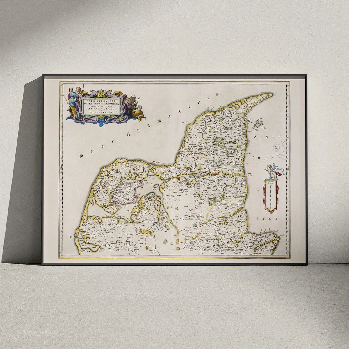 Nordjylland 1662 - Historisk kort – billede 3