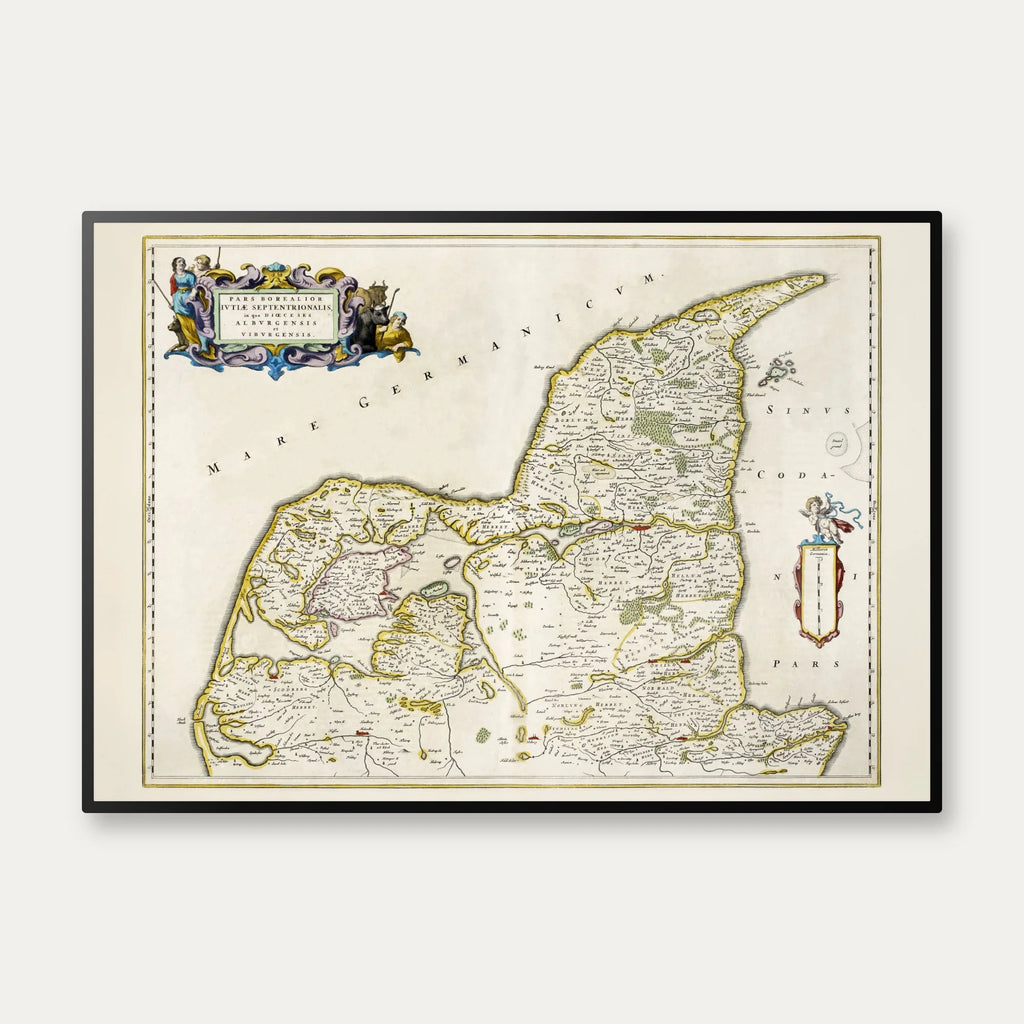 Nordjylland 1662 - Historisk kort – billede 1