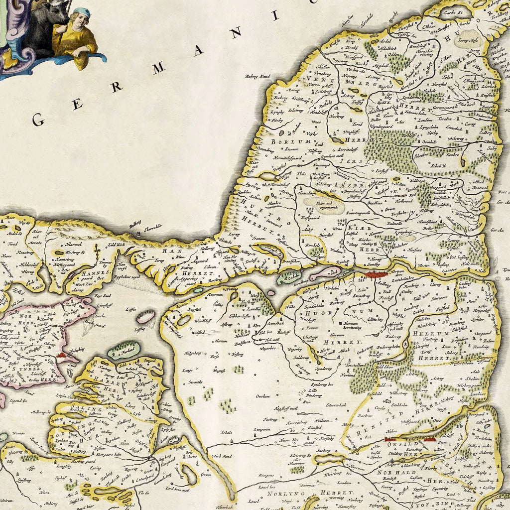 Nordjylland 1662 - Historisk kort – billede 4