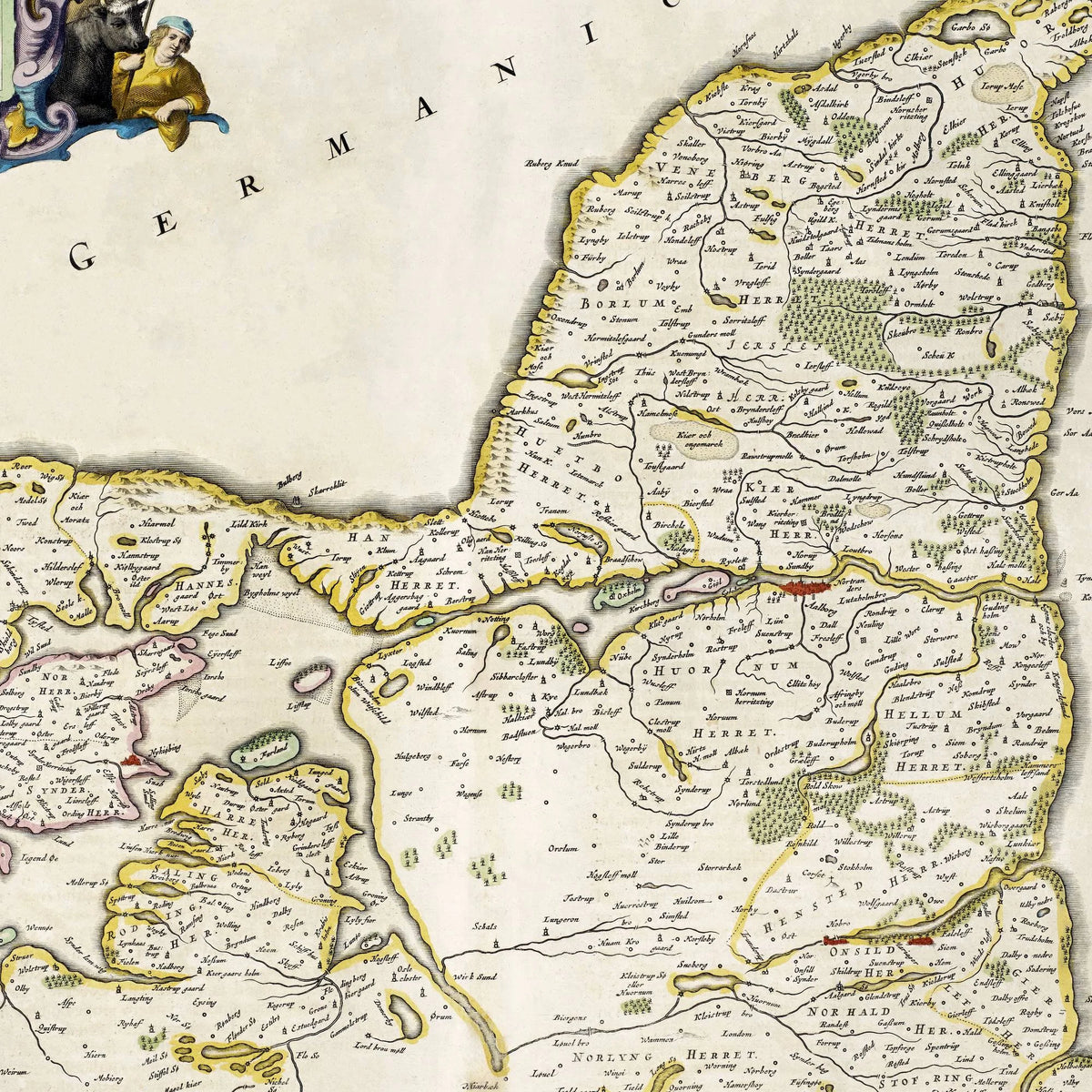 Nordjylland 1662 - Historisk kort – billede 4