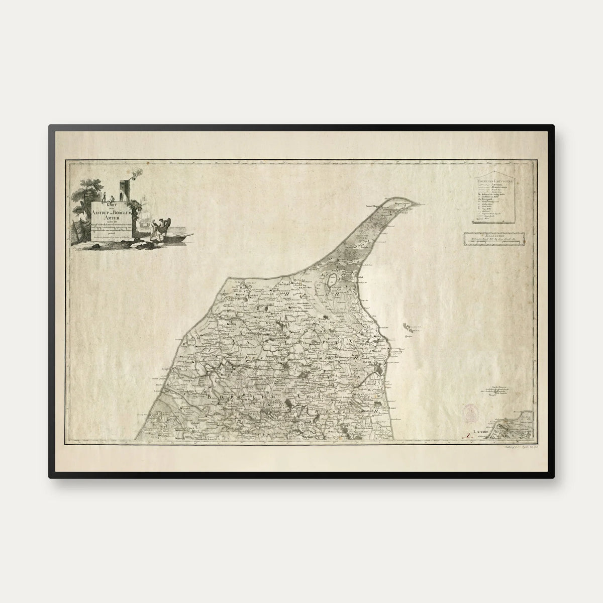 Nordjylland 1795 - Aastrup og Børglum Amter – billede 1