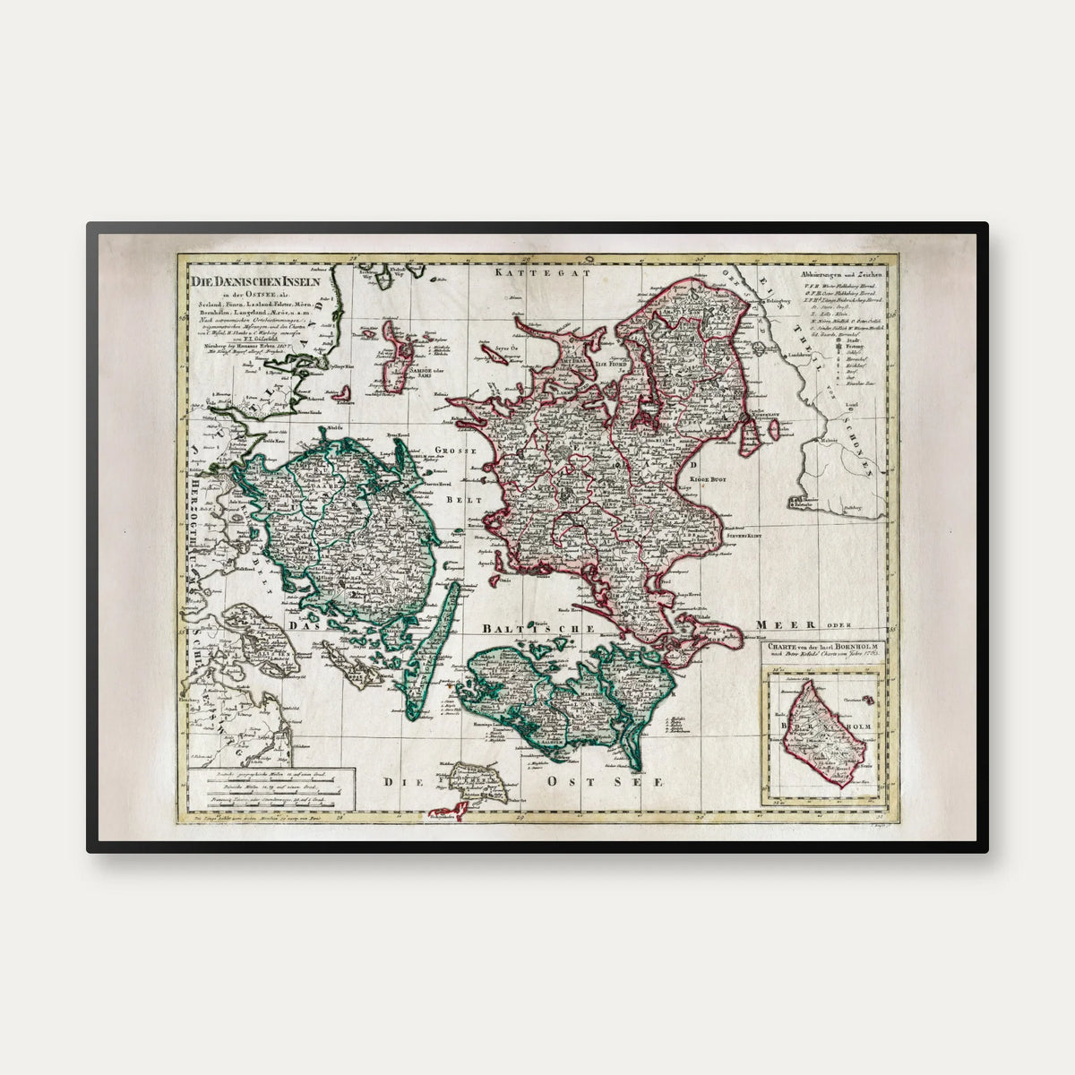 De danske øer 1807 - Die Dänischen Inseln – billede 1