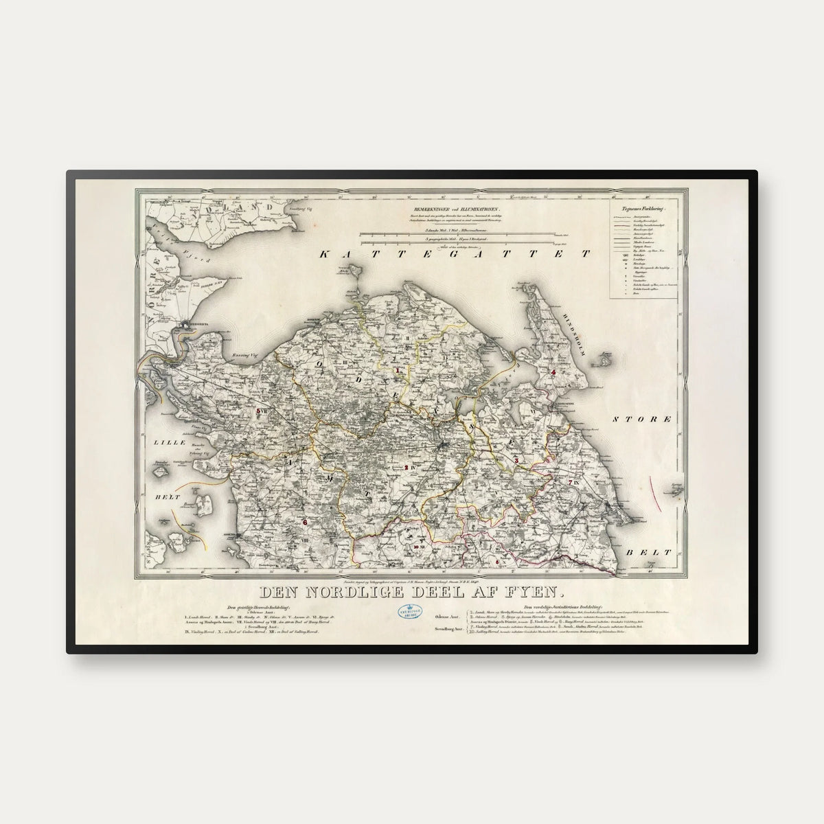 Den nordlige del af Fyn 1840 – billede 1