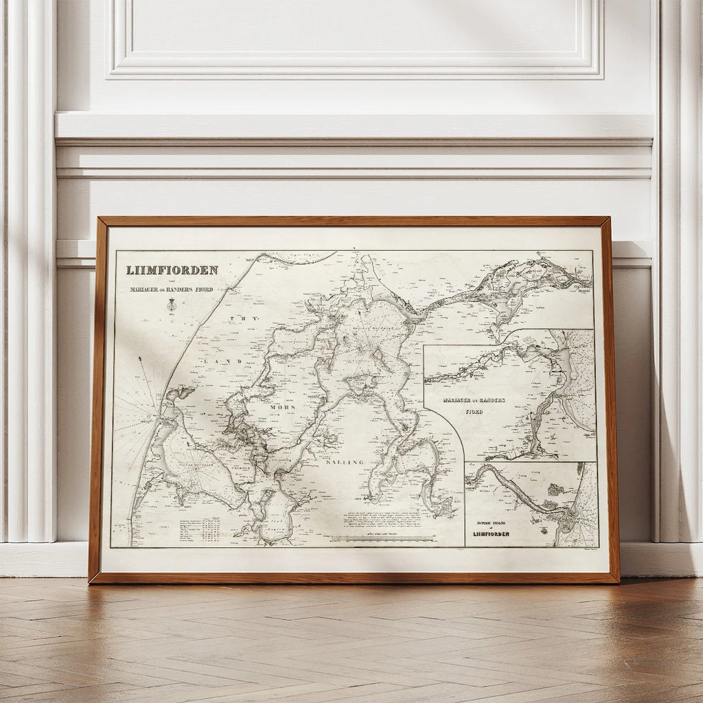 Limfjorden 1850 - Mariager og Randers Fjorde – billede 2