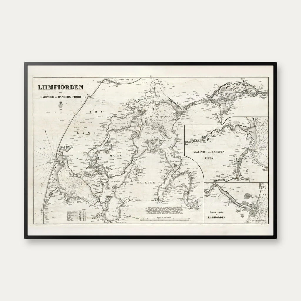 Limfjorden 1850 - Mariager og Randers Fjorde – billede 1