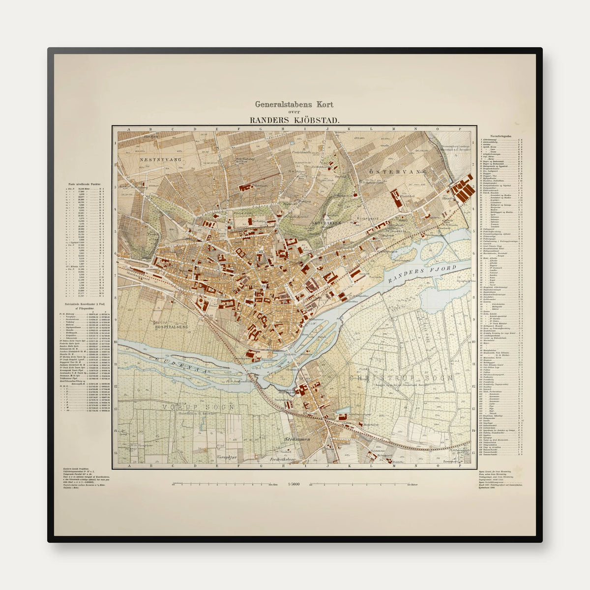 Randers 1907 - Bykort & Plakat – billede 1