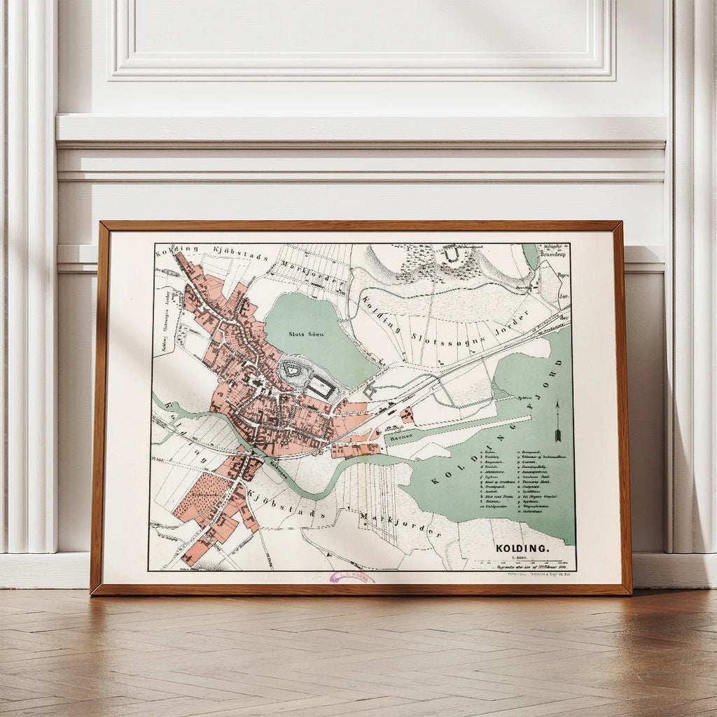 Kolding By 1879 - Topografisk kort – billede 2