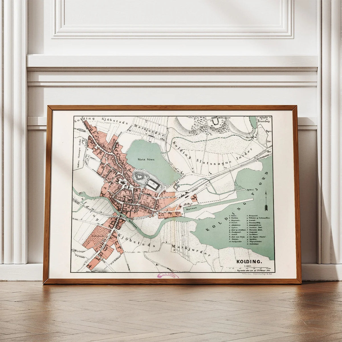 Kolding By 1879 - Topografisk kort – billede 2
