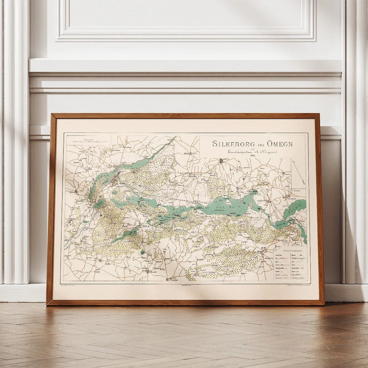 Silkeborg og omegn 1883 - Topografisk kort – billede 2