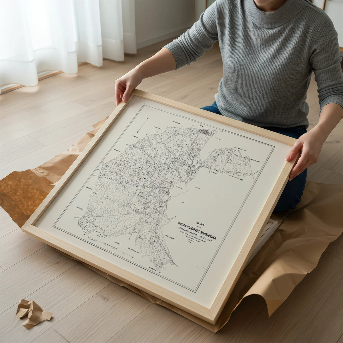 Viborg Købstads jorder 1882 - Matrikelkort – billede 2