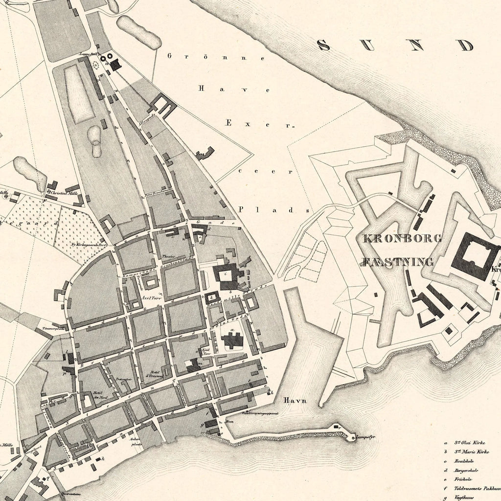Helsingør By 1859 - J. P. Trap – billede 4