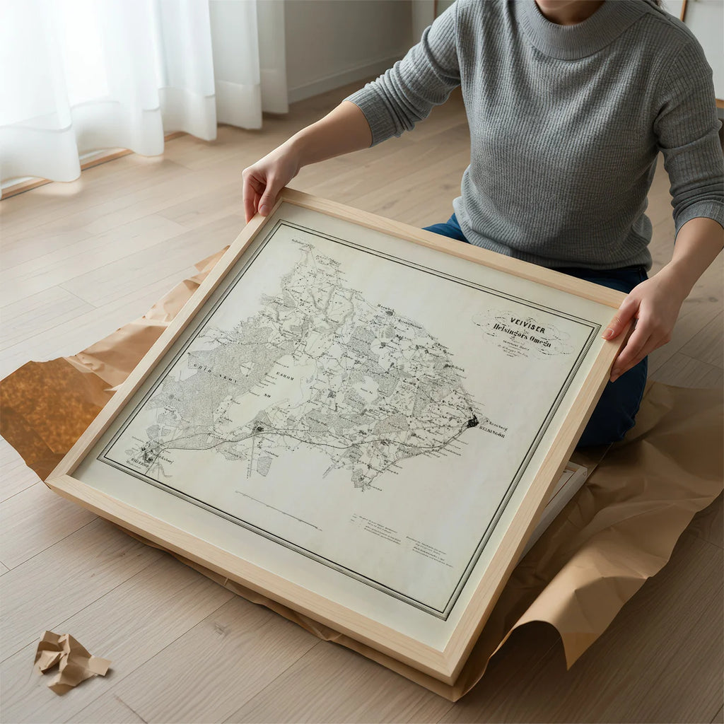 Helsingør & Omegn 1862 - Bykort af Hartz – billede 2