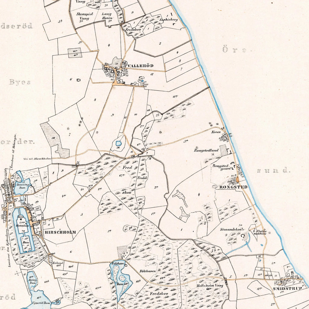 Hørsholm Sogn 1860 - Matrikel bykort – billede 4