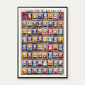 Sumo Wrestlere 1852 - Japansk plakat – billede 1