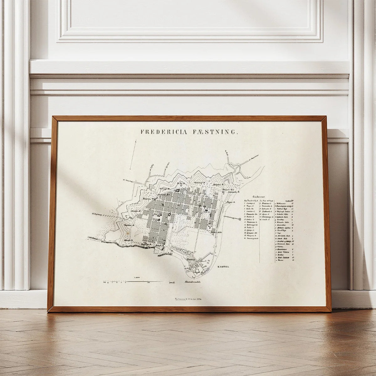 Fredericia Fæstning 1864 - Militærkort & bykort – billede 2