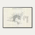 Fredericia Fæstning 1864 - Militærkort & bykort – billede 1