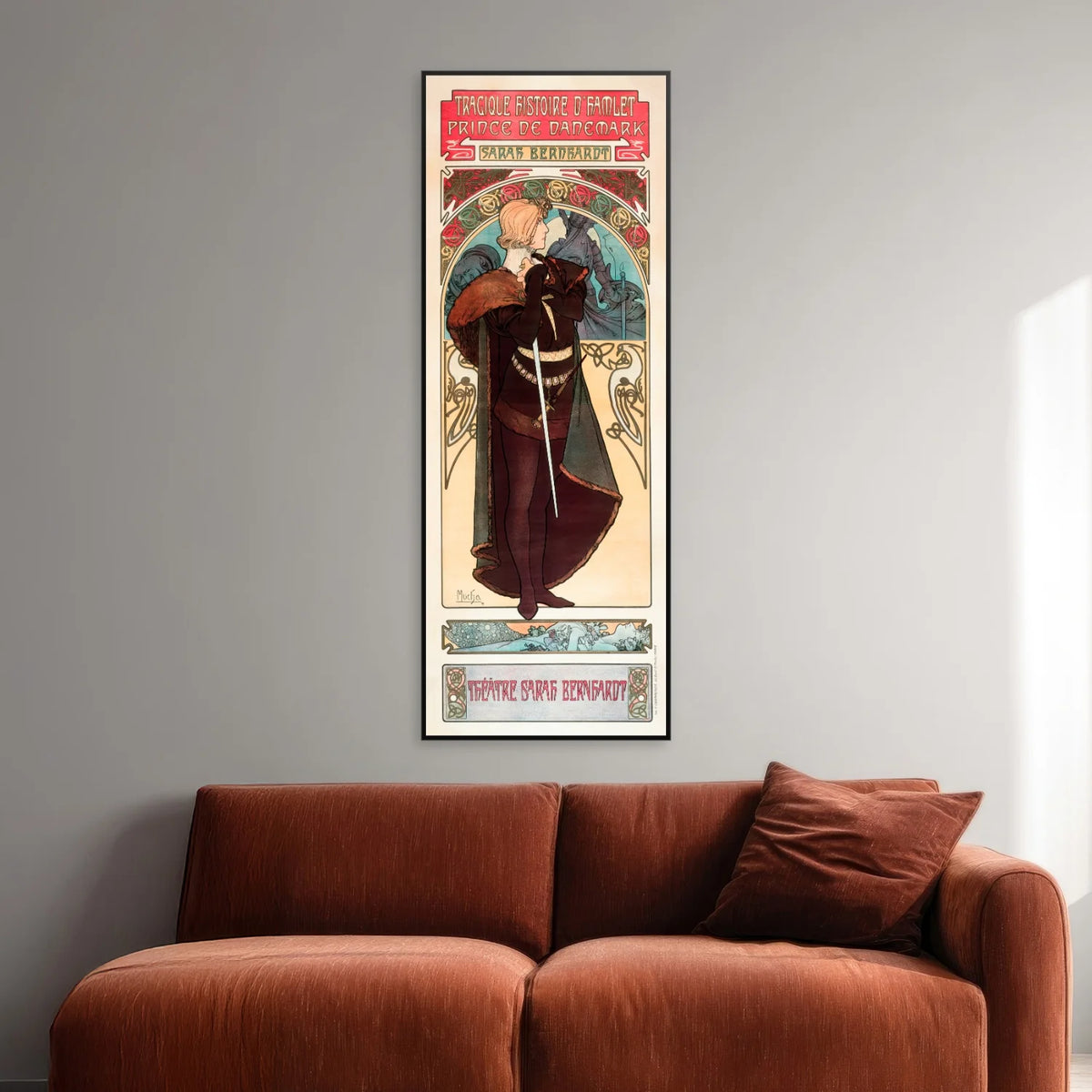 Hamlet 1899 - Den Danske Prins - 45×120 cm – billede 2