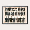 Herremode 1910 - New York - Plakat – billede 1