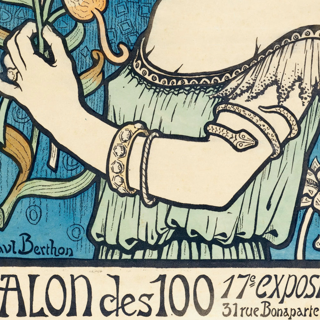 Salon des Cent Kvinde 1895 - Plakat – billede 4