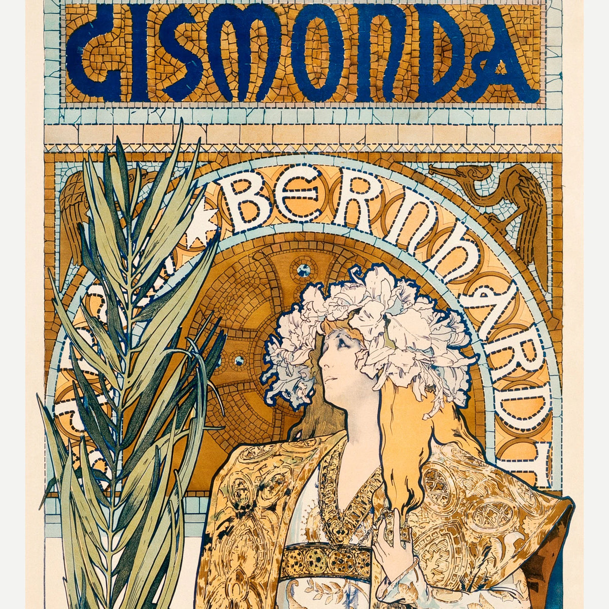 Gismonda 1895 - Art Nouveau - 40×110 cm – billede 4