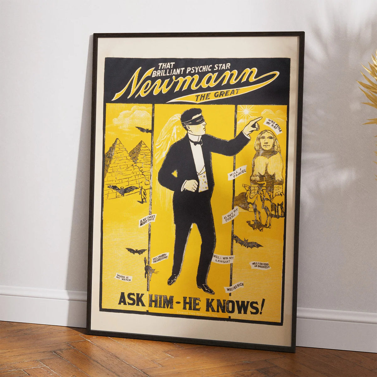 Newmann the Great Psychic 1928 - Plakat – billede 2