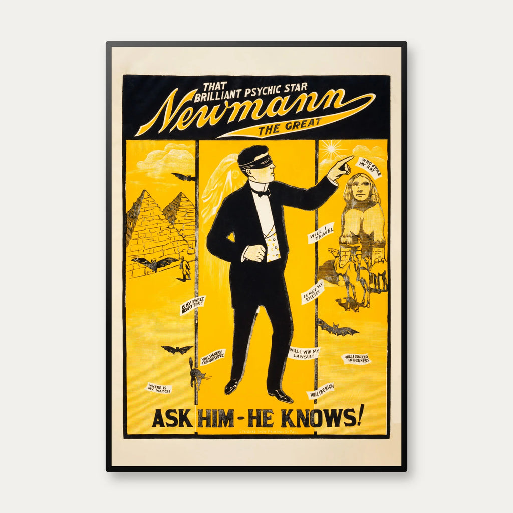 Newmann the Great Psychic 1928 - Plakat – billede 1