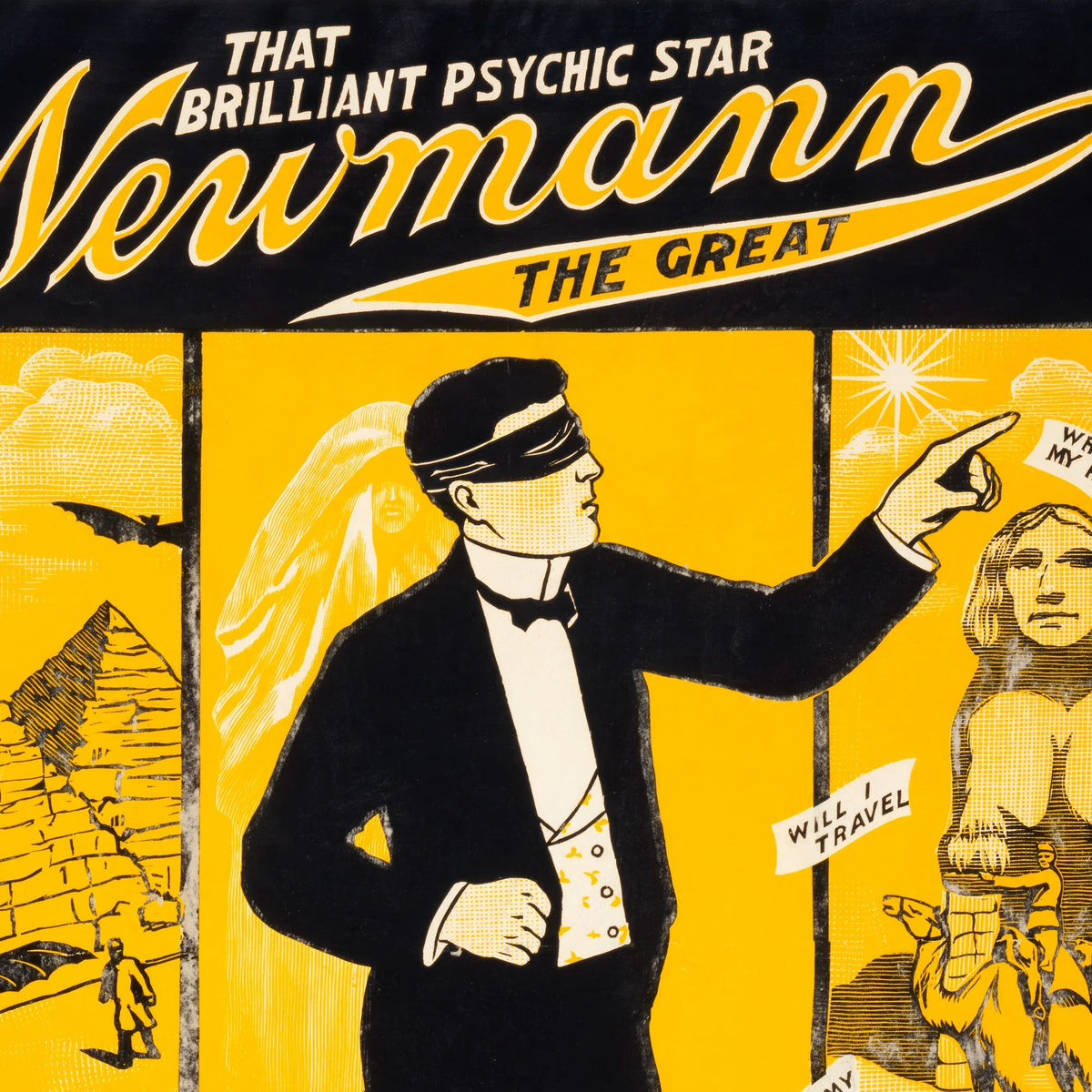 Newmann the Great Psychic 1928 - Plakat – billede 4