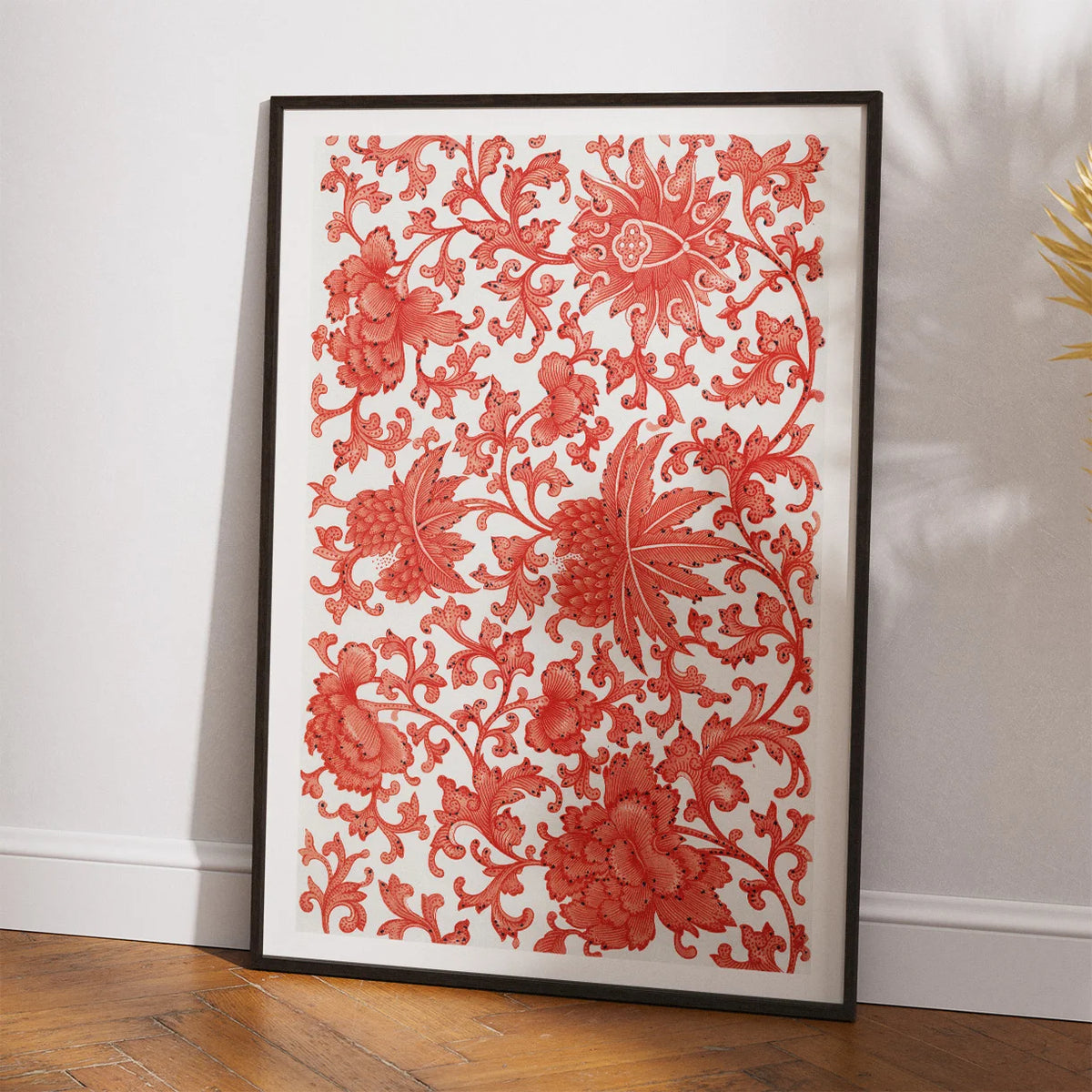 Blomster, Kinesisk mønster 1867 - Plakat – billede 2