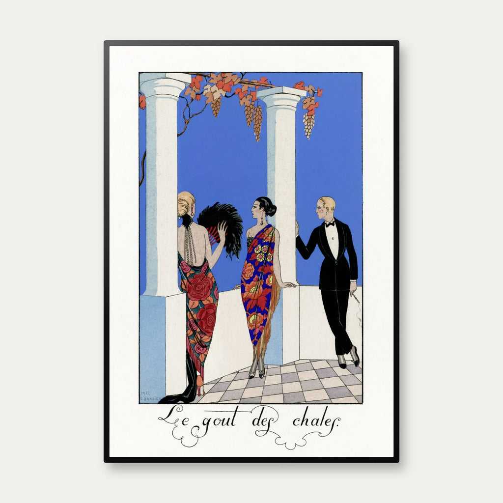 Le gout des chales 1923 - Mode plakat – billede 1