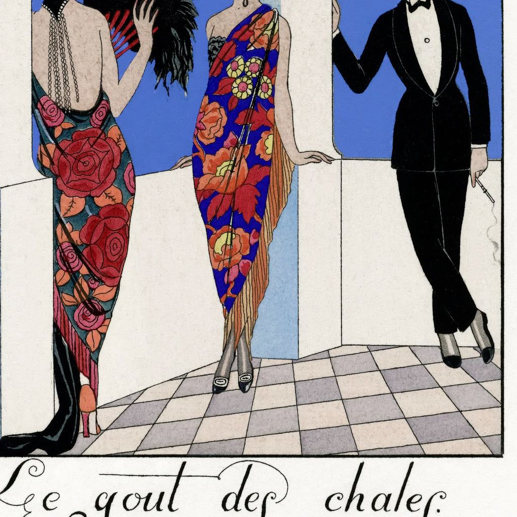 Le gout des chales 1923 - Mode plakat – billede 4