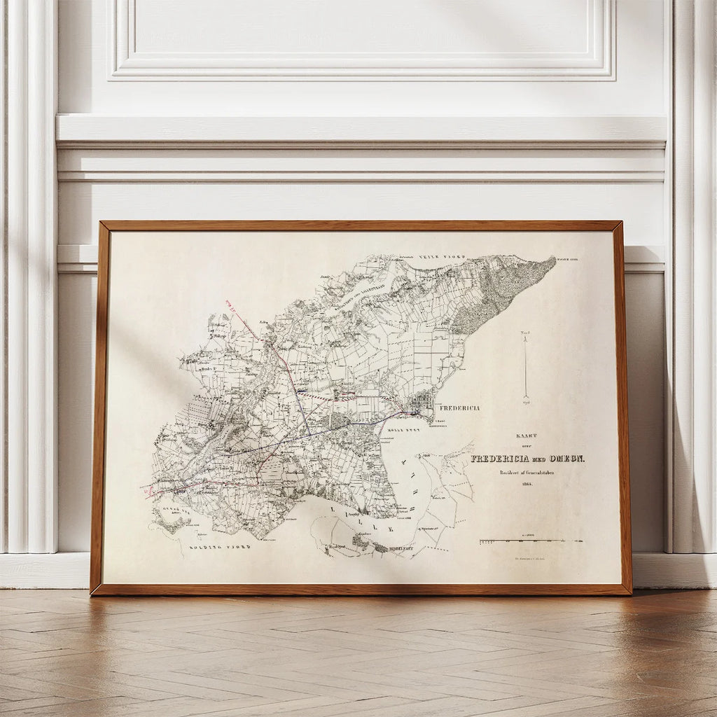 Fredericia og omegn 1864 - Militærkort – billede 2
