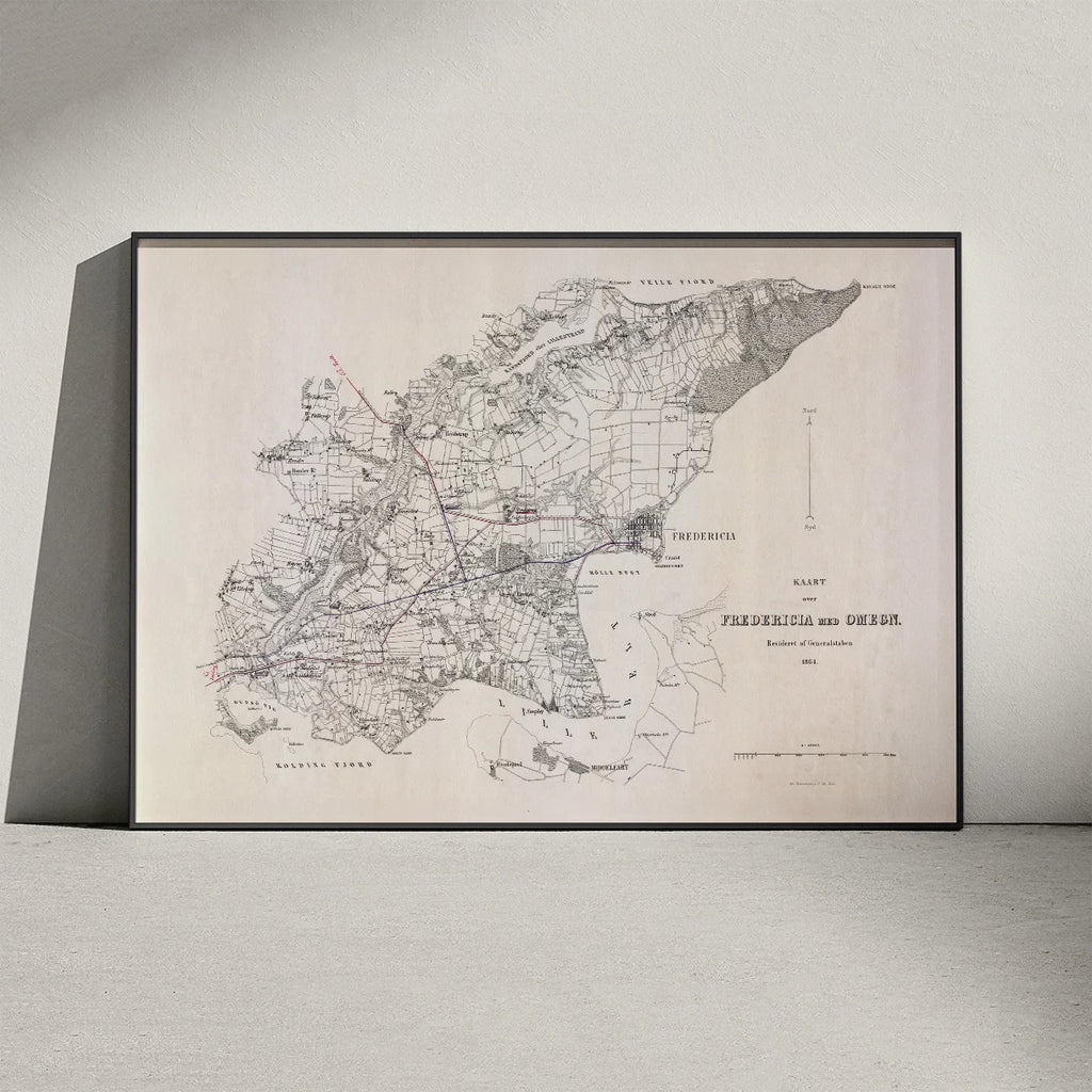 Fredericia og omegn 1864 - Militærkort – billede 3