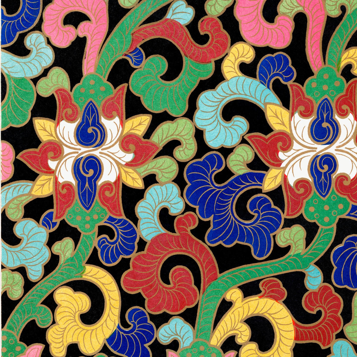 Blomster II, Kinesisk mønster 1867 - Plakat – billede 4