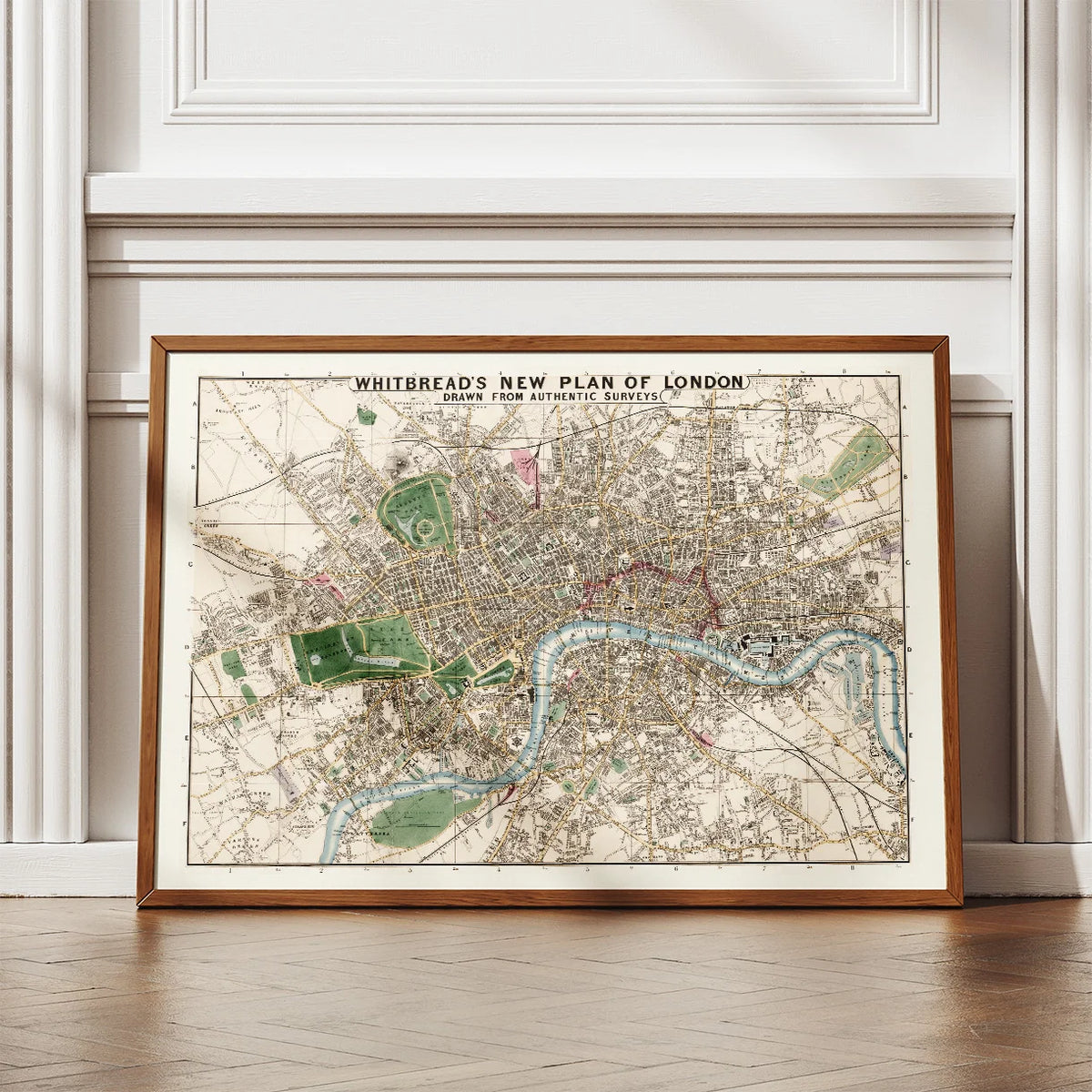 Plan over London 1853 - Bykort – billede 2
