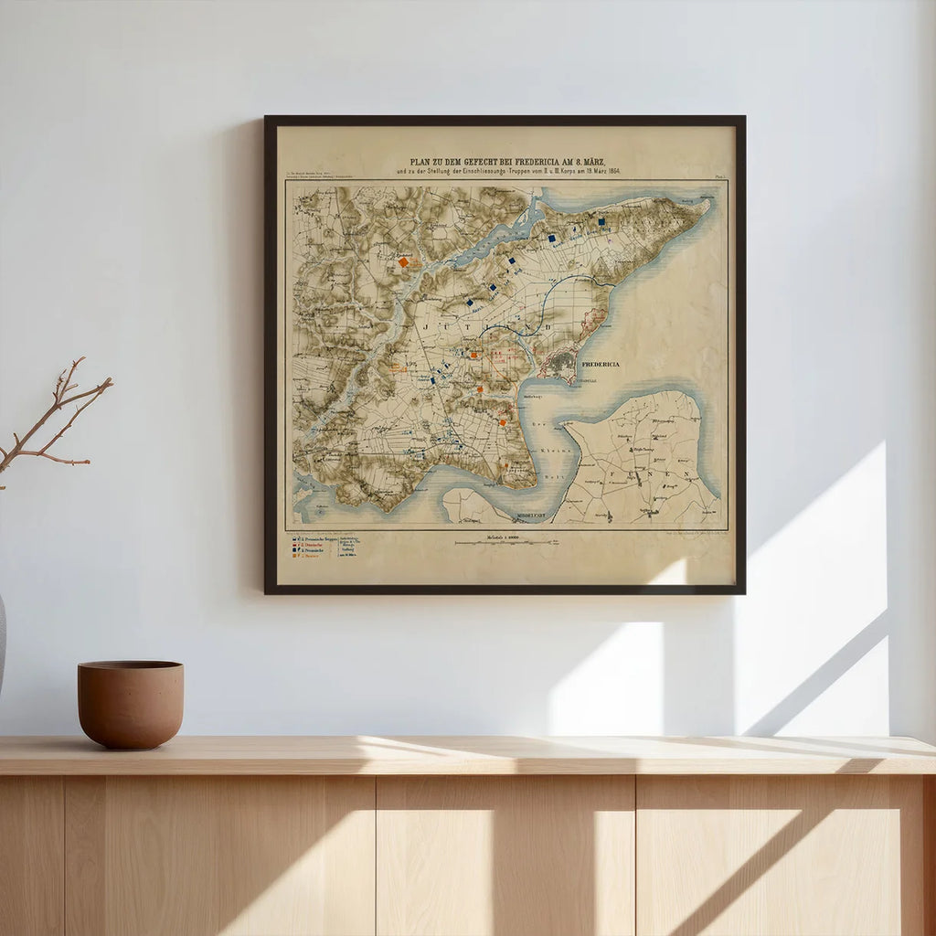 Slaget ved Fredericia - Plan over 8. marts 1864 – billede 3