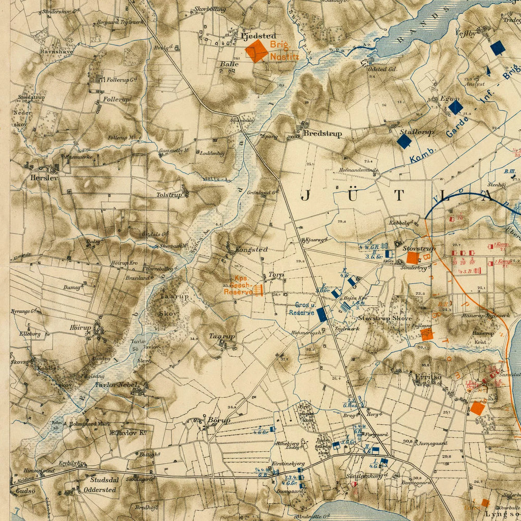 Slaget ved Fredericia - Plan over 8. marts 1864 – billede 4