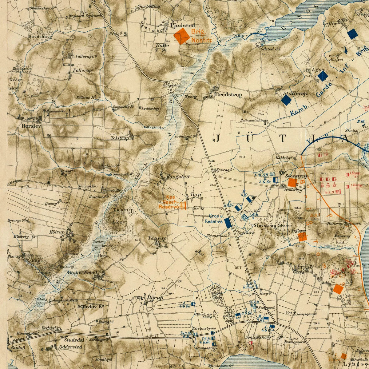 Slaget ved Fredericia - Plan over 8. marts 1864 – billede 4