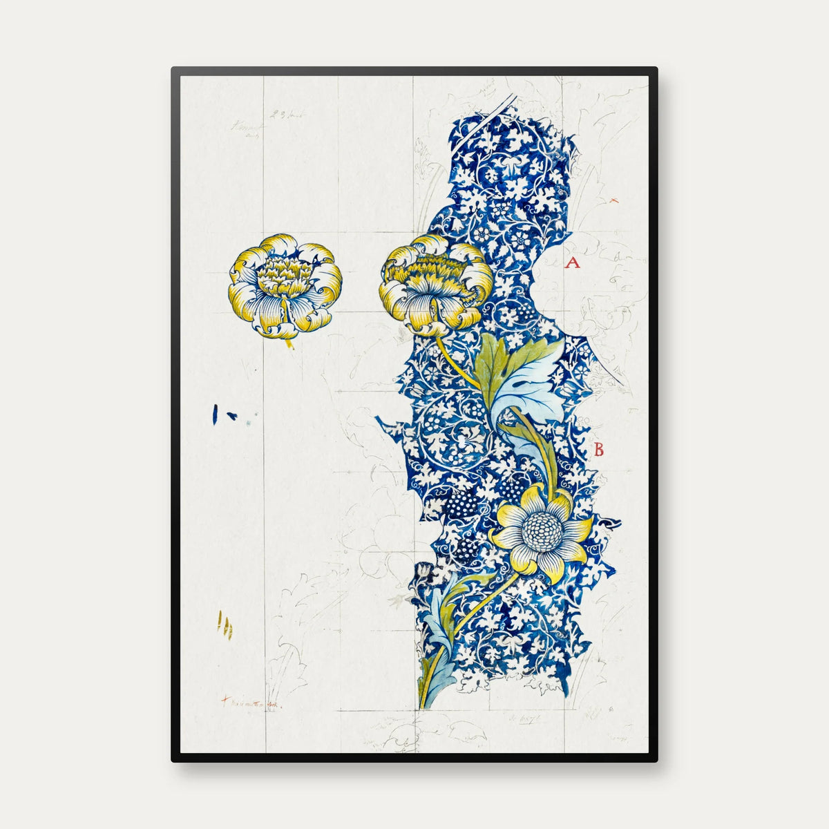 Kennet mønster 1883 - William Morris plakat – billede 1