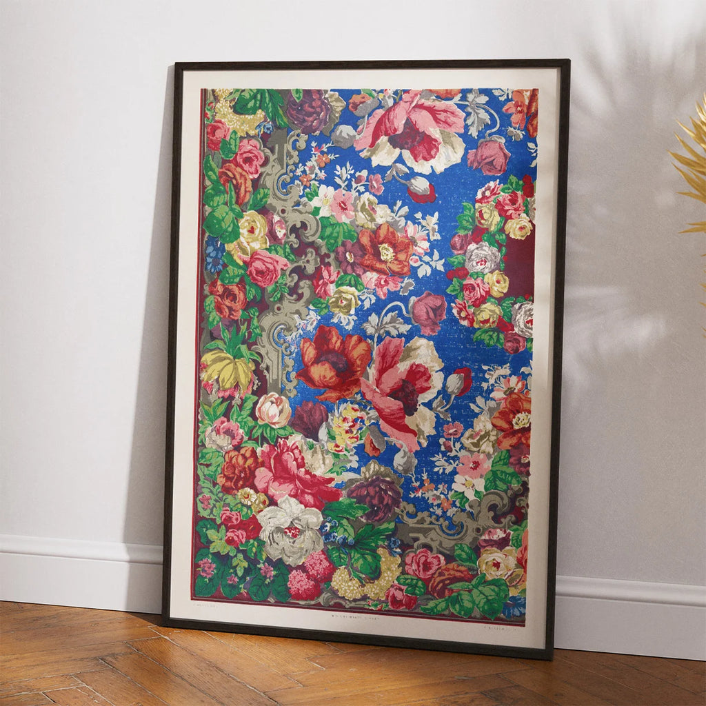 Ornament af blomster 1852 - Plakat – billede 2