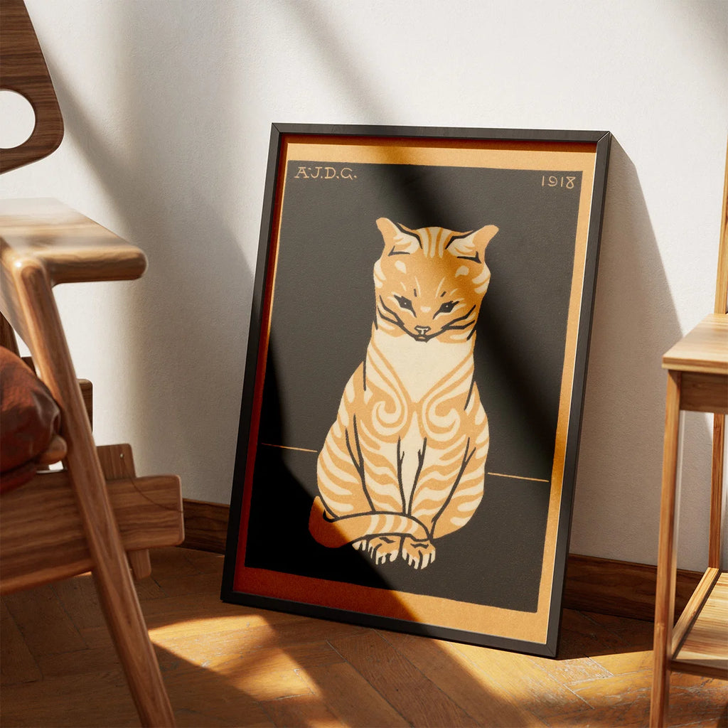 Siddende Kat 1918 - Plakat – billede 3