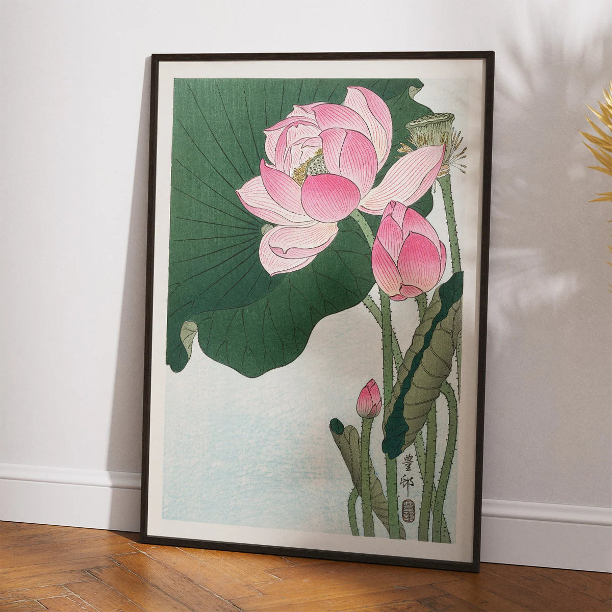 Lotusblomst 1925 - Japansk Kunsttryk – billede 2