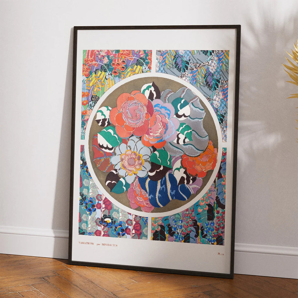 Art Deco Mønster 1928 - Grafisk Kunst – billede 2