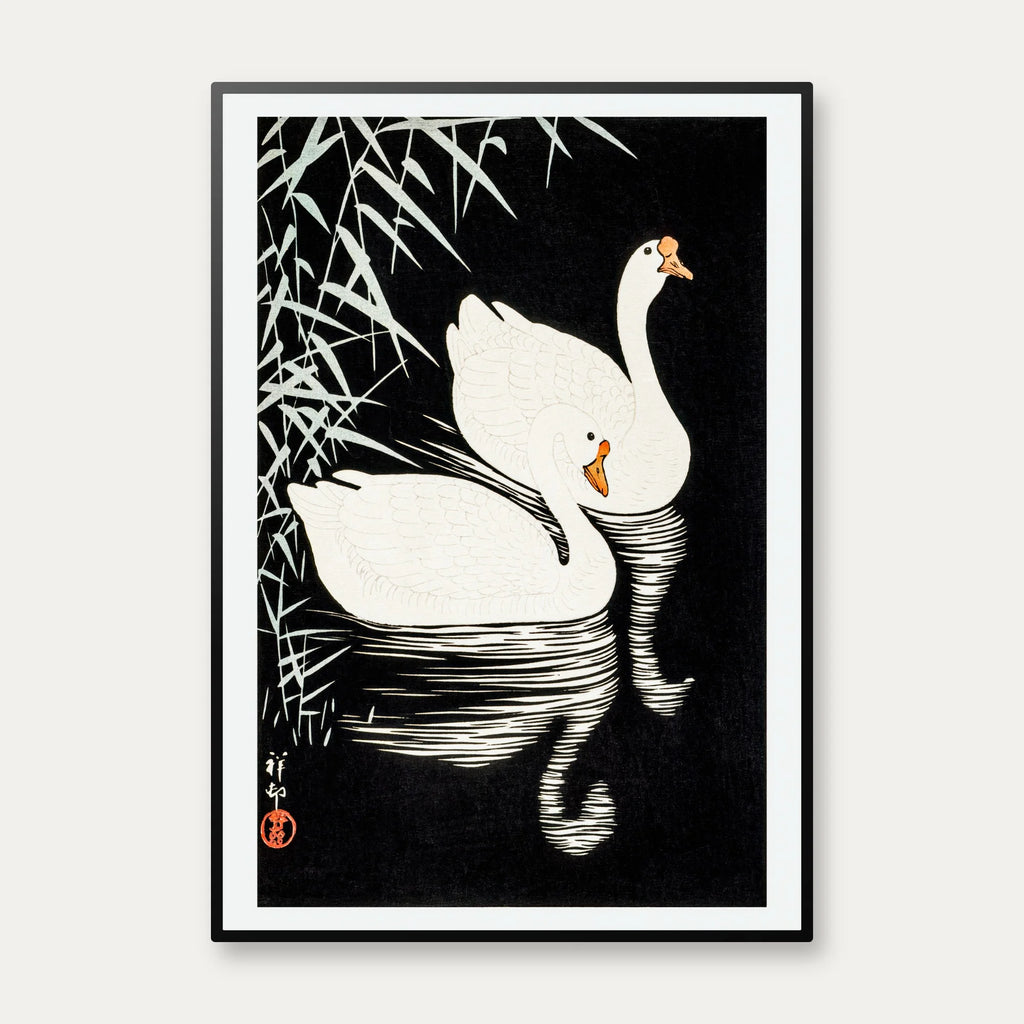 Hvide Gæs 1928 - Japansk Dyretryk – billede 1