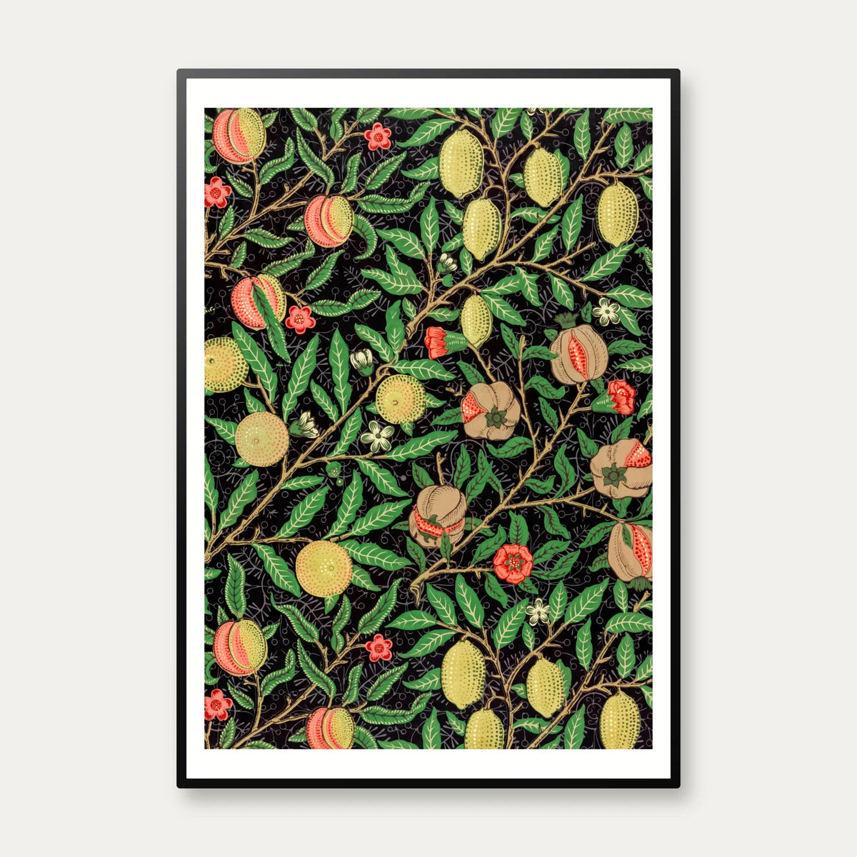 Frugtmønster 1862 - William Morris – billede 1