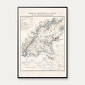 Fredericia og Omegn 1849 - Militærhistorisk kort – billede 1
