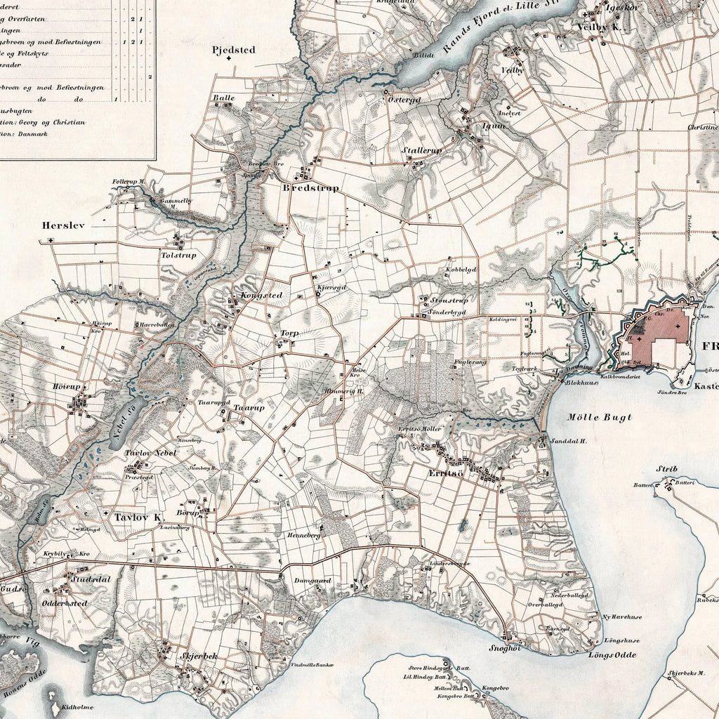 Fredericia og Omegn 1849 - Militærhistorisk kort – billede 4