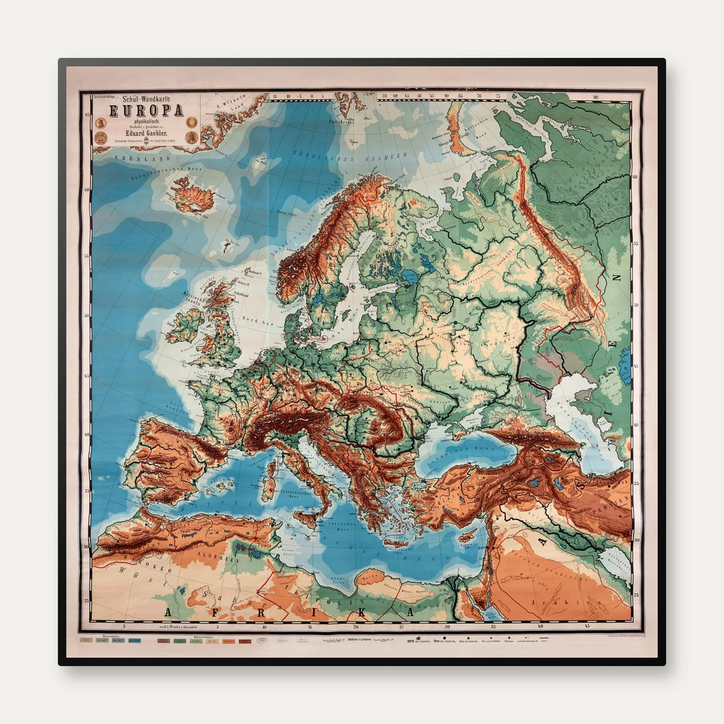 Europa 1905 - Skolekort – billede 1